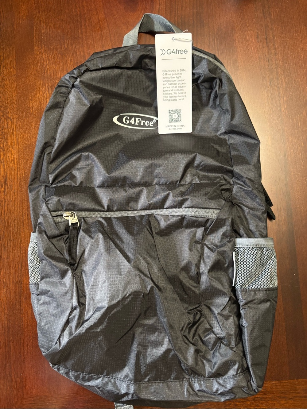 G4Free Lightweight Packable Hiking Biking Travel Backpack Black New With Tags